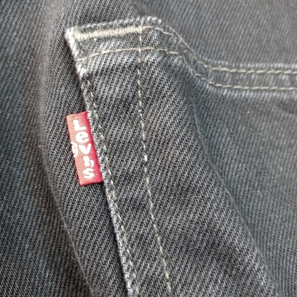 Levi's 501xx men's black jeans. Button fly. Sz 36x30. B101 6pm - Picture 7 of 9